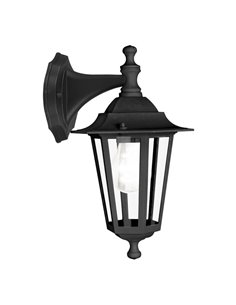 Lámpara de pared exterior suspendida negra tipo farol LATERNA 4, IP44 E27 (no incl.)