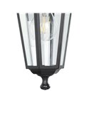 Lámpara de pared exterior suspendida negra tipo farol LATERNA 4, IP44 E27 (no incl.)
