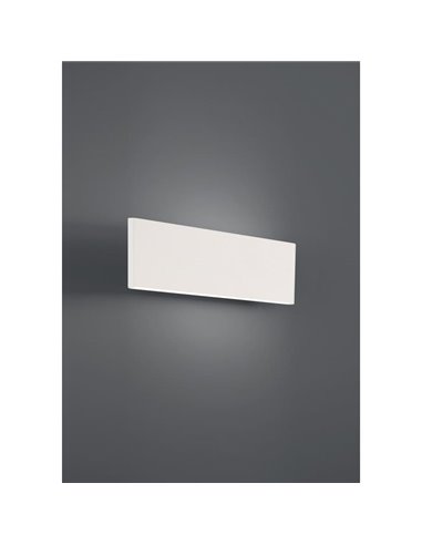 Aplique rectangular moderno con luz LED indirecta CLIMENE, blanco, 3000K 1280Lm, 2x5,4W, 255mm largo
