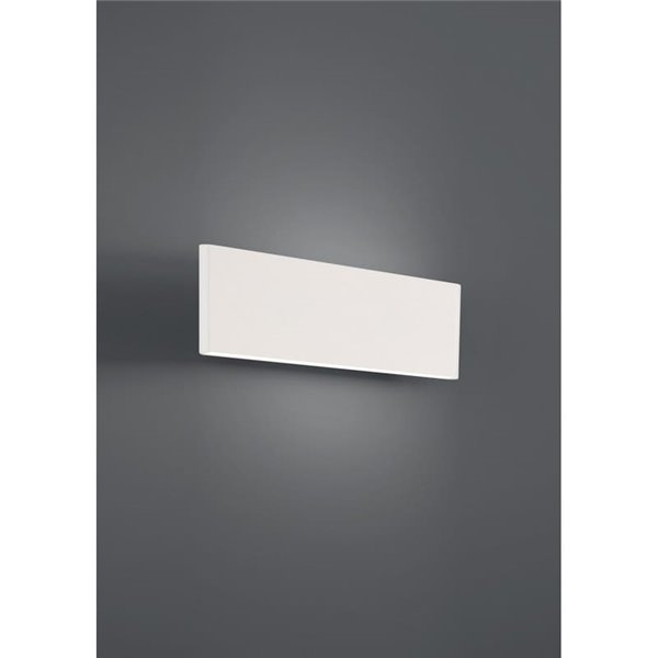 Aplique rectangular moderno con luz LED indirecta CLIMENE, blanco, 3000K 1280Lm, 2x5,4W, 255mm largo