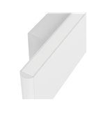 Aplique rectangular moderno con luz LED indirecta CLIMENE, blanco, 3000K 1280Lm, 2x5,4W, 255mm largo