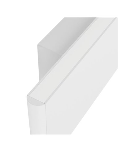 Applique murale rectangulaire moderne à lumière LED indirecte CLIMENE, blanc, 3000K 1280Lm, 2x5,4W, longueur 255mm