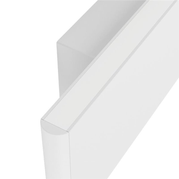 Aplique rectangular moderno con luz LED indirecta CLIMENE, blanco, 3000K 1280Lm, 2x5,4W, 255mm largo
