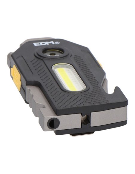 Linterna de seguridad 6 en 1 silbato, martillo, rompe cristales 400Lm 7W IP44