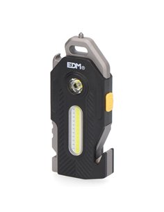 Linterna de seguridad 6 en 1 silbato, martillo, rompe cristales 400Lm 7W IP44