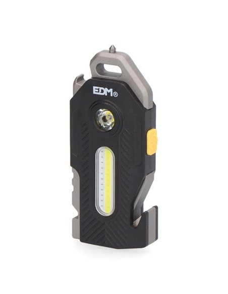 Linterna de seguridad 6 en 1 silbato, martillo, rompe cristales 400Lm 7W IP44