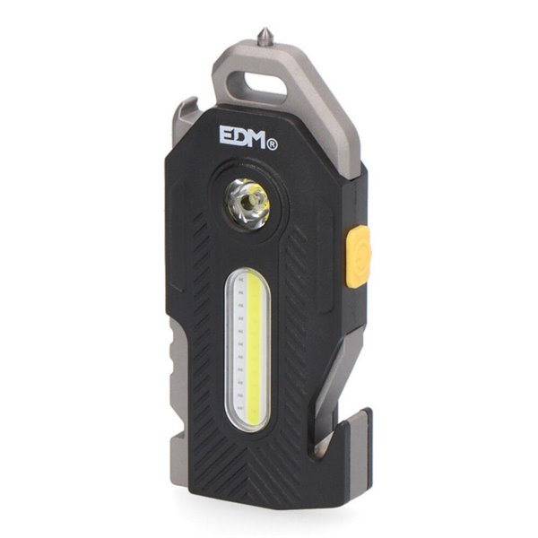 Linterna de seguridad 6 en 1 silbato, martillo, rompe cristales 400Lm 7W IP44