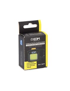 Lampe torche porte-clés multifonction avec aimant, mousqueton, filetage pour trépied, poignée et décapsuleur 6W 2