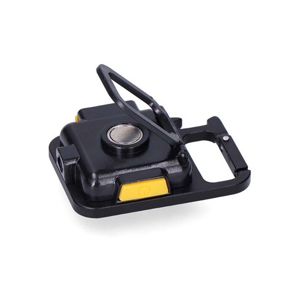 Linterna de llavero multifunción con iman, mosquetón, rosca trípode, asa y abrebotellas 6W 