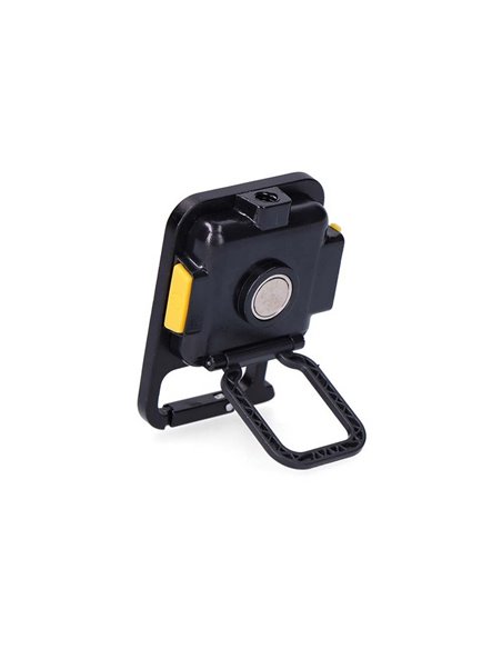 Lampe torche porte-clés multifonction avec aimant, mousqueton, filetage pour trépied, poignée et décapsuleur 6W