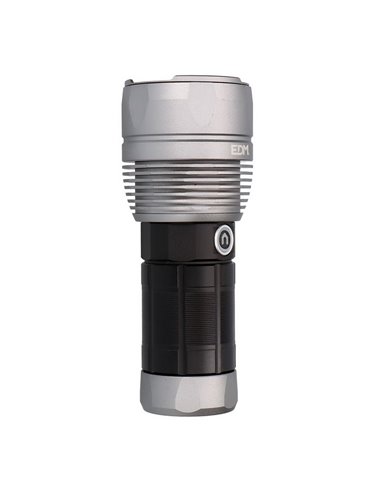 Lanterna tática LED recarregável Titanforce 14.000 Lm 6500 K 150 W IP44 + cordão