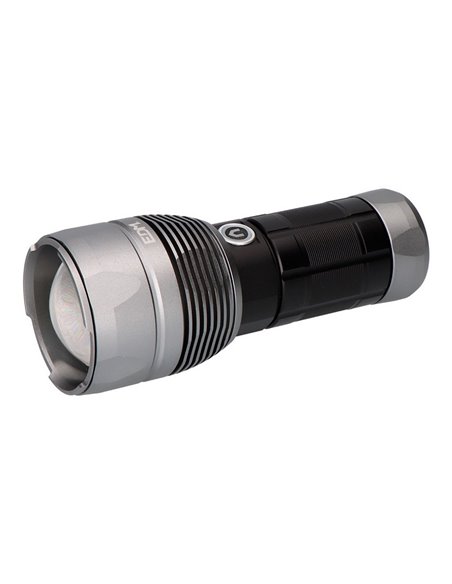 Lampe torche tactique LED rechargeable Titanforce 14 000 lm 6 500 K 150 W IP44 + cordon