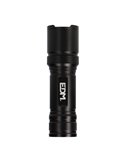 Linterna LED táctica Black Grip de aluminio 150Lm con zoom 3xAAA incluidas