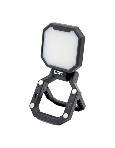 Foco LED de trabajo 20W 2.000Lm 3 posiciones, con gancho y asa IP44 