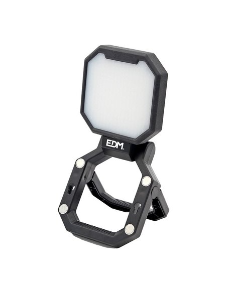 Foco LED de trabajo 20W 2.000Lm 3 posiciones, con gancho y asa IP44 