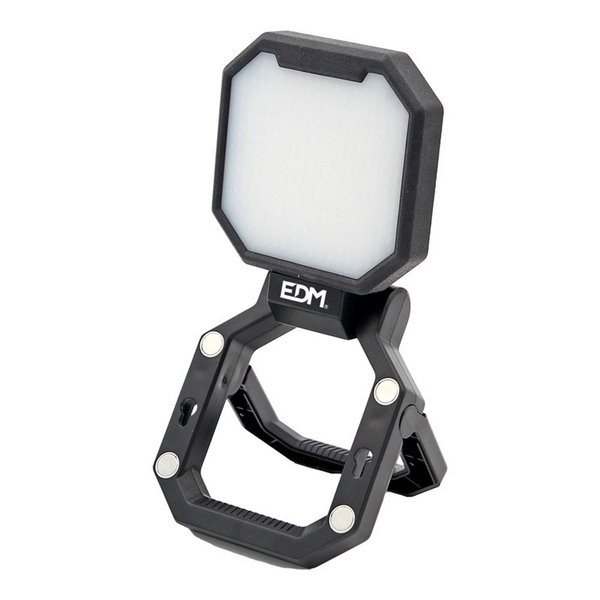 Foco LED de trabajo 20W 2.000Lm 3 posiciones, con gancho y asa IP44 