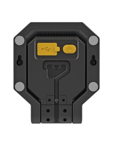 Luz de trabalho LED de 20 W e 2.000 Lm, 3 posições, com gancho e alça, IP44