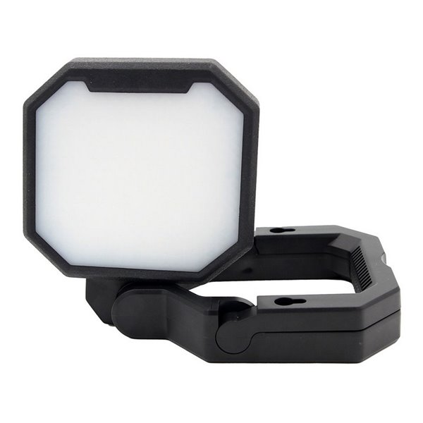 Luz de trabalho LED de 20 W e 2.000 Lm, 3 posições, com gancho e alça, IP44