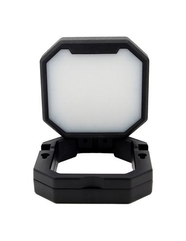 Foco LED de trabajo 20W 2.000Lm 3 posiciones, con gancho y asa IP44 