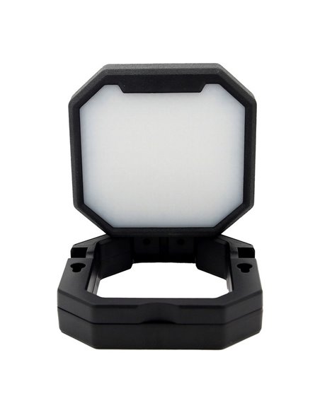 Foco LED de trabajo 20W 2.000Lm 3 posiciones, con gancho y asa IP44 