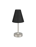 Lámpara de sobremesa KENNY recargable USB 1,5W 1x 140lm, 3000K IP20 Negro/Gris