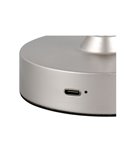 Lámpara de sobremesa KENNY recargable USB 1,5W 1x 140lm, 3000K IP20 Negro/Gris