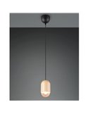 Lámpara de techo NARA madera natural, altura regulable bombilla excl. 1x E27 max. 15W IP20