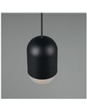 Lámpara de techo NARA altura regulable bombilla excl. 1x E27 max. 15W IP20 Negro