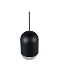 Lámpara de techo NARA altura regulable bombilla excl. 1x E27 max. 15W IP20 Negro