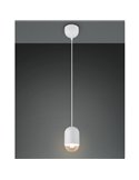 Luminária de teto NARA, ajustável em altura, lâmpada excluindo 1x E27, máx. 15 W, IP20, branca