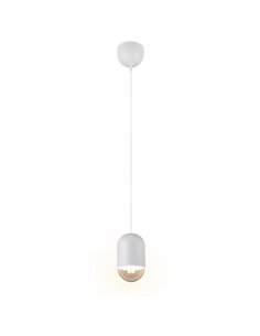 Lámpara de techo NARA altura regulable bombilla excl. 1x E27 max. 15W IP20 Blanco