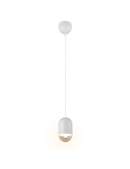 Lámpara de techo NARA altura regulable bombilla excl. 1x E27 max. 15W IP20 Blanco