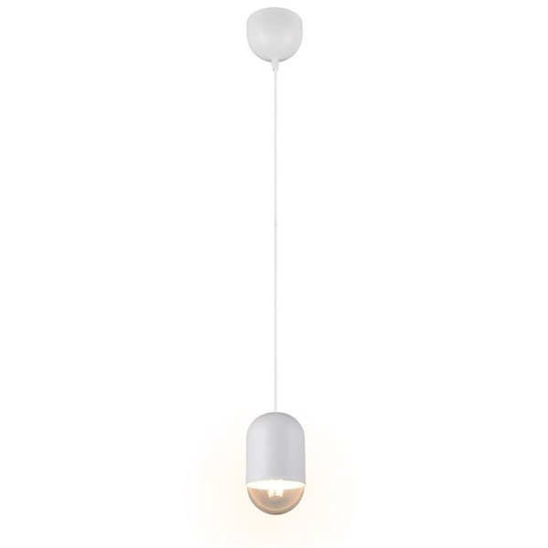 Luminária de teto NARA, ajustável em altura, lâmpada excluindo 1x E27, máx. 15 W, IP20, branca