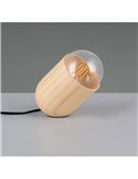 Lampe de table NARA, bois naturel, ampoule non incluse : 1 E27, max. 15 W