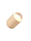 Lámpara de sobremesa NARA madera natural bombilla excl. 1x E27 max. 15W