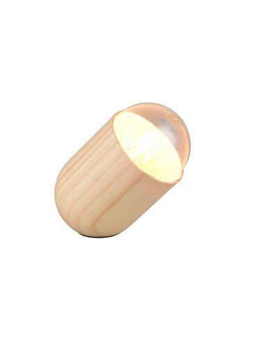 Lámpara de sobremesa NARA madera natural bombilla excl. 1x E27 max. 15W
