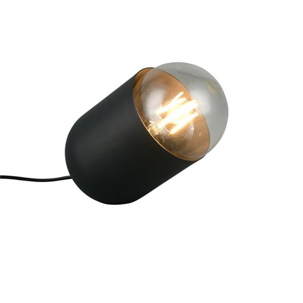 Lámpara de sobremesa NARA bombilla excl. 1x E27 max. 15W Negro