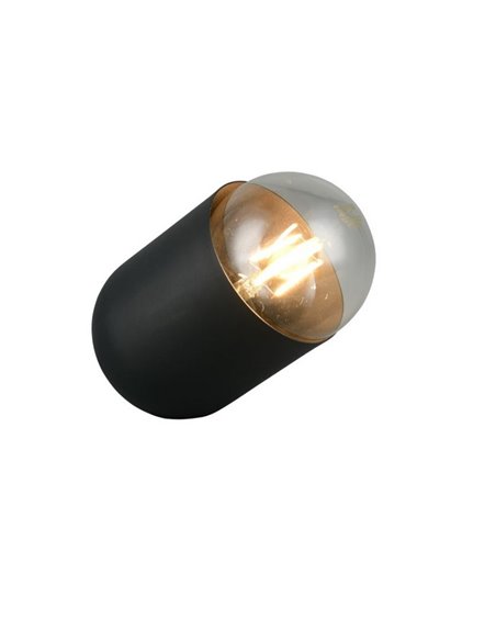 Lámpara de sobremesa NARA bombilla excl. 1x E27 max. 15W Negro
