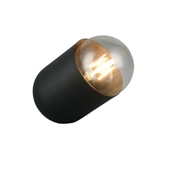 Lámpara de sobremesa NARA bombilla excl. 1x E27 max. 15W Negro