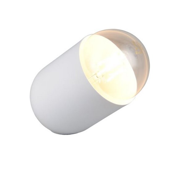 Luminária de mesa NARA, lâmpada não incluída. 1x E27, máx. 15W, branca