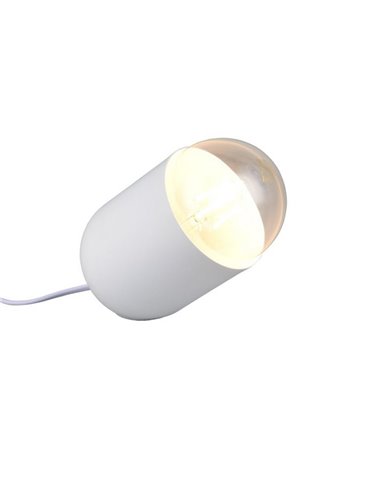 Luminária de mesa NARA, lâmpada não incluída. 1x E27, máx. 15W, branca