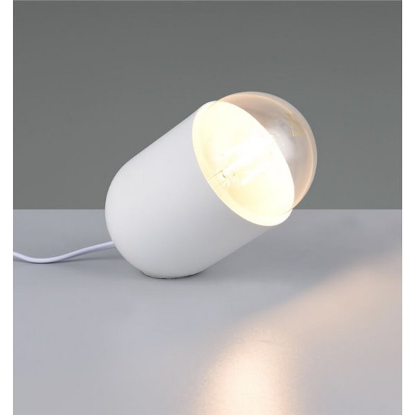 Luminária de mesa NARA, lâmpada não incluída. 1x E27, máx. 15W, branca