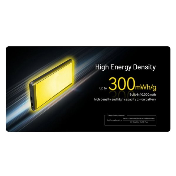 Power bank NB Plus 10.000mAh batería Li-ion, carga USB-C 22,5W IPX7 155g