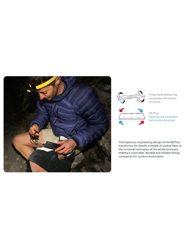 Power bank NB Plus 10.000mAh batería Li-ion, carga USB-C 22,5W IPX7 155g