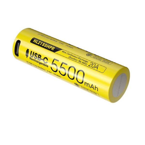 Batterie NL2155HPR 5500mAh 3,6V USB-C rechargeable IPX6