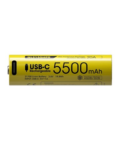 Batería NL2155HPR 5500mAh 3,6V USB-C recargable IPX6