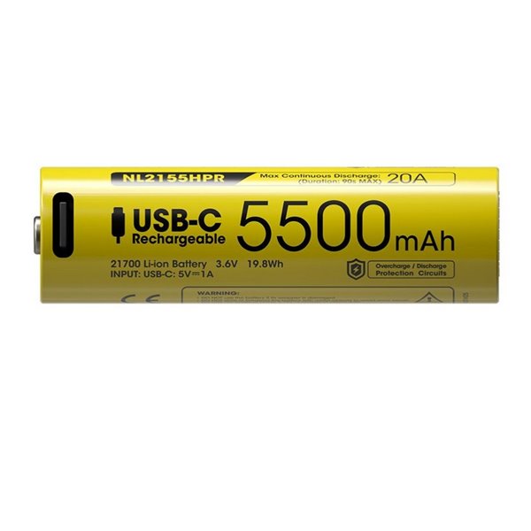 Batería NL2155HPR 5500mAh 3,6V USB-C recargable IPX6