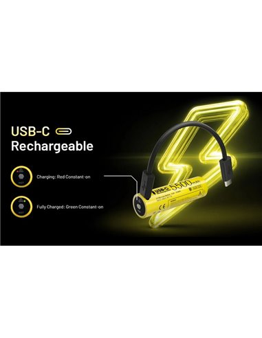 Batería NL2155HPR 5500mAh 3,6V USB-C recargable IPX6