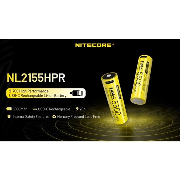 Batería NL2155HPR 5500mAh 3,6V USB-C recargable IPX6