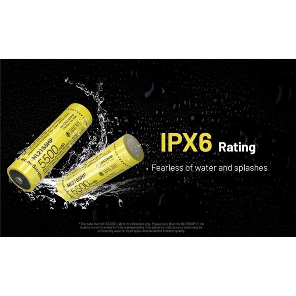Batterie NL2155HP 5500mAh 21700 3,6V IPX6
